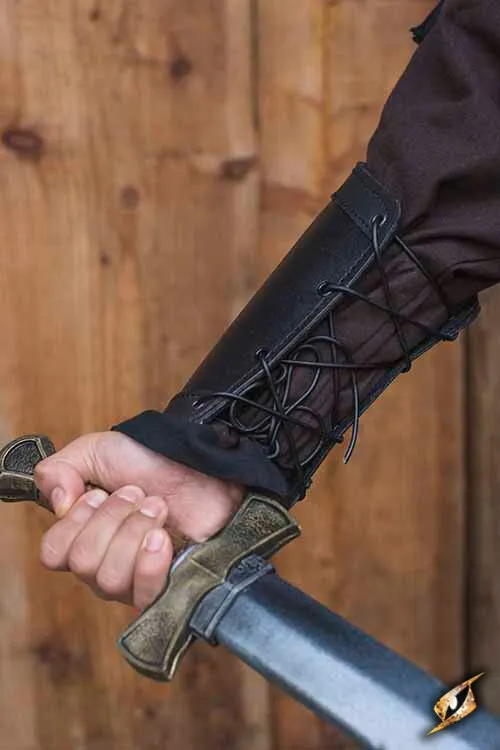 Armschienen Krieger schwarz