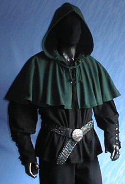 Gugel mit runder Kapuze