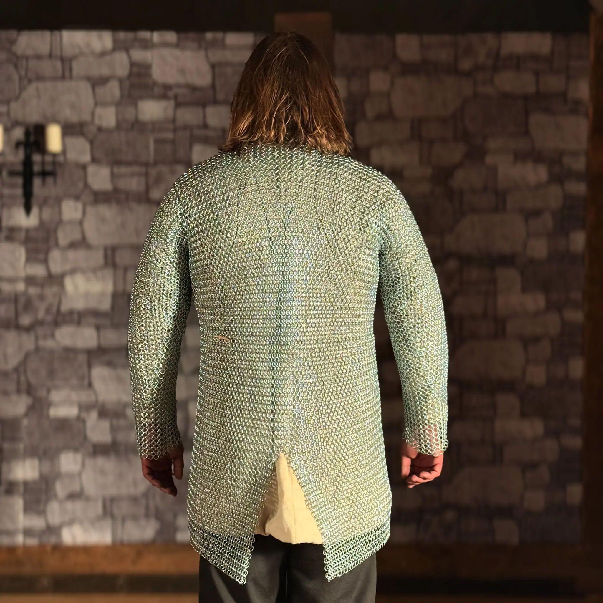 Rundring Kettenhemd, Hauberk, ID 10 mm, verzinkt