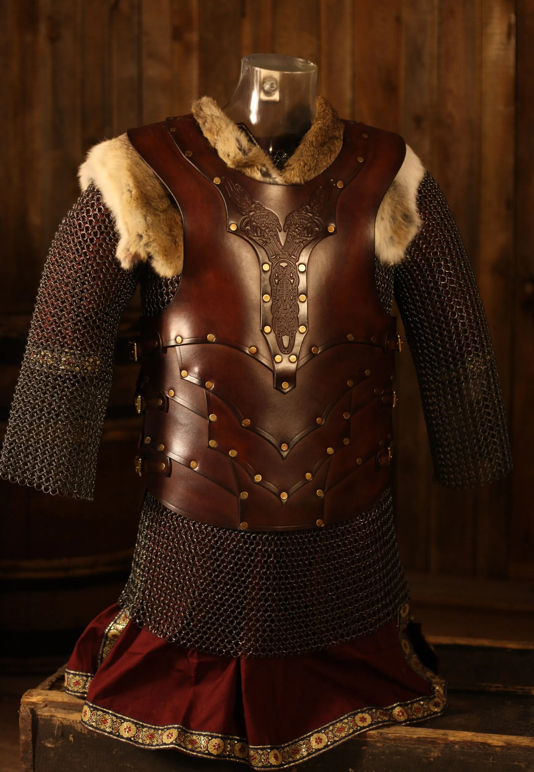 LARP Lederrüstung Draco Bausatz DIY