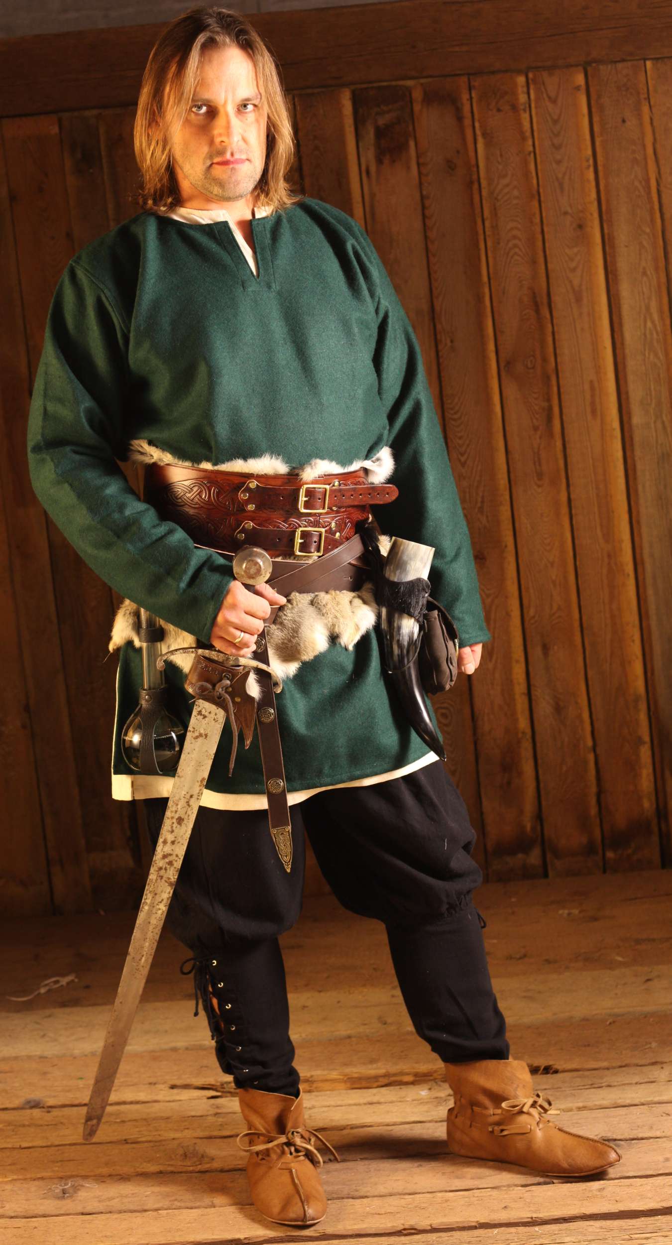 Wolltunika Lodin Grün