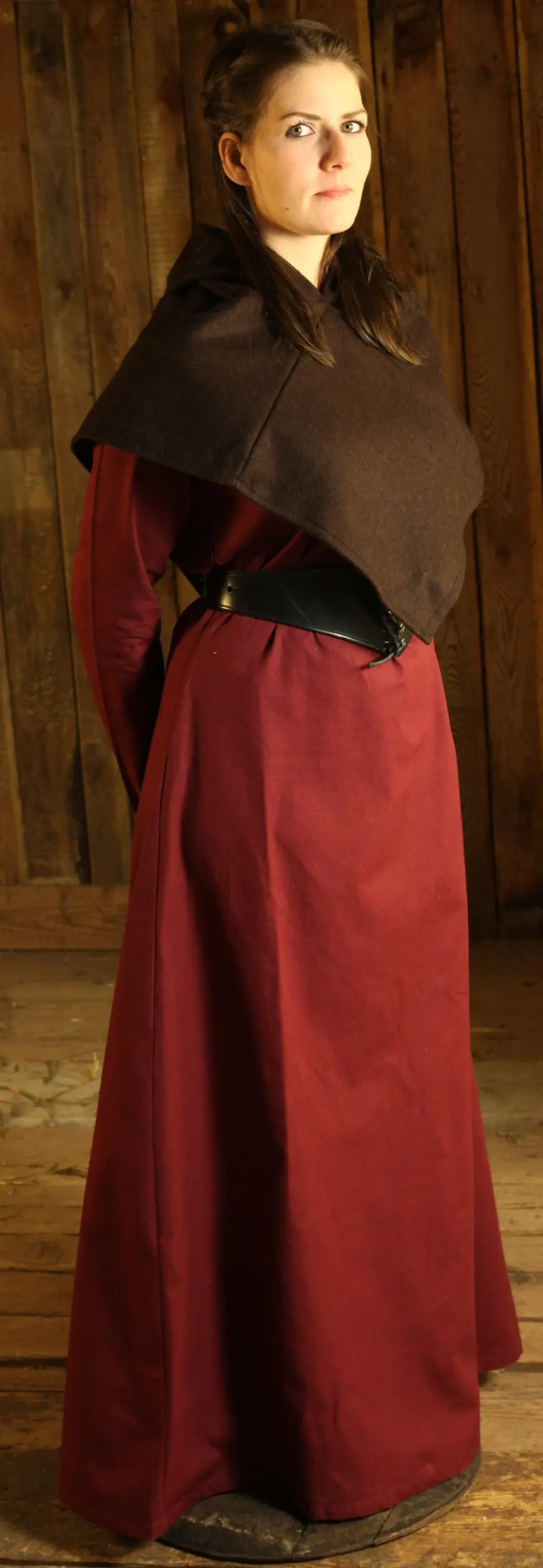 Woll-Gugel Bjorn  Braun