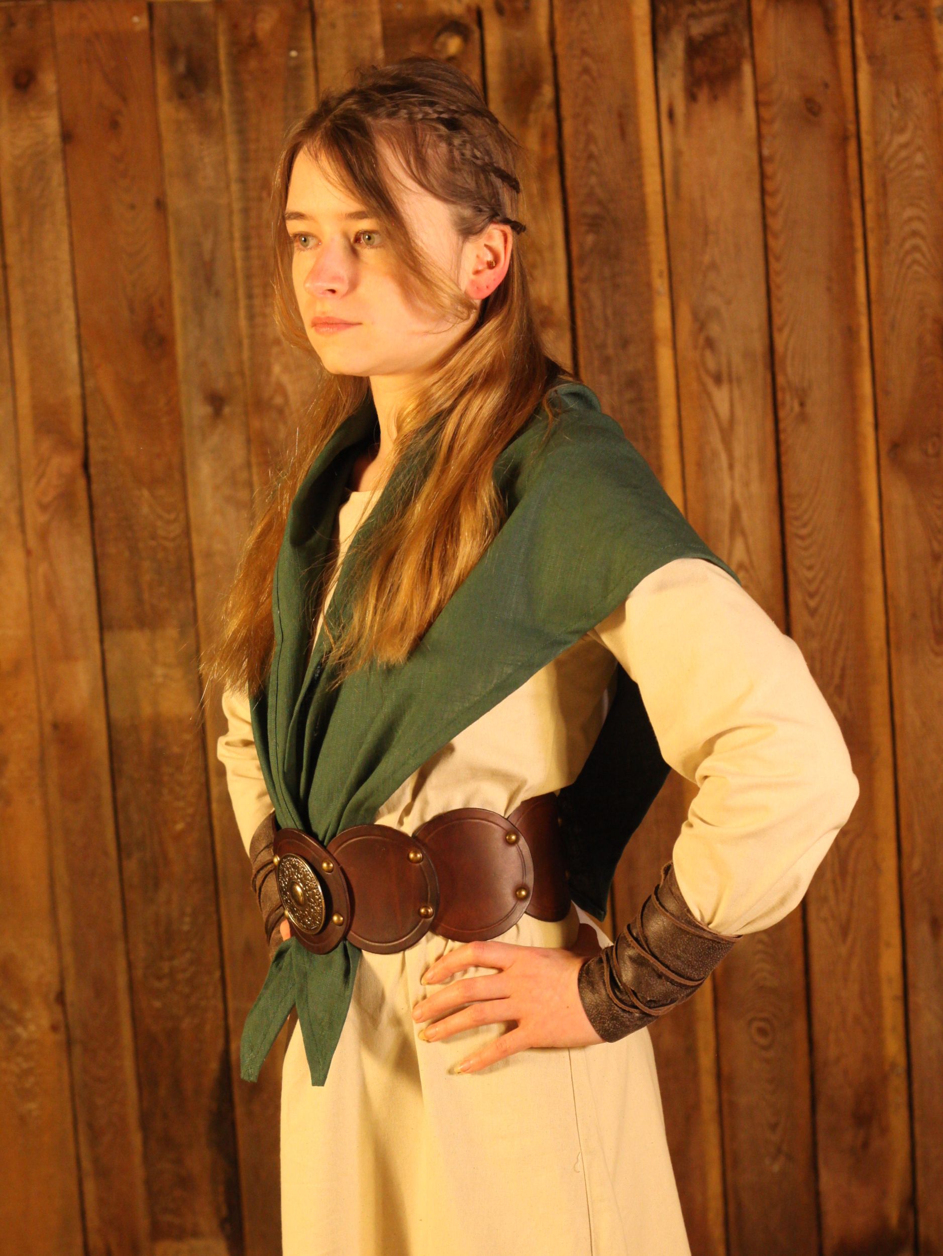 Dreieckstuch/Schultertuch aus Leinen