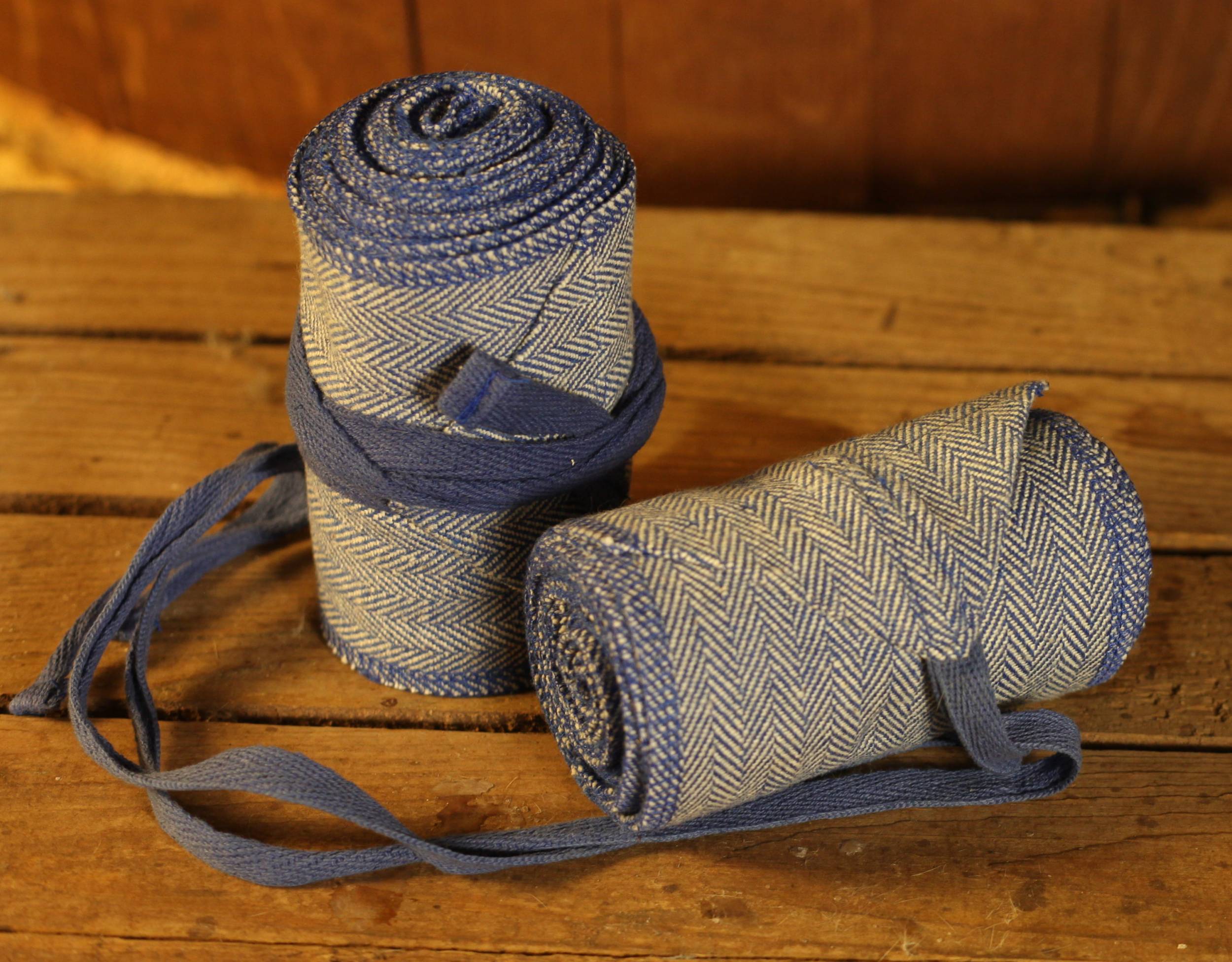 Wadenwickel mit Fischgrätmuster