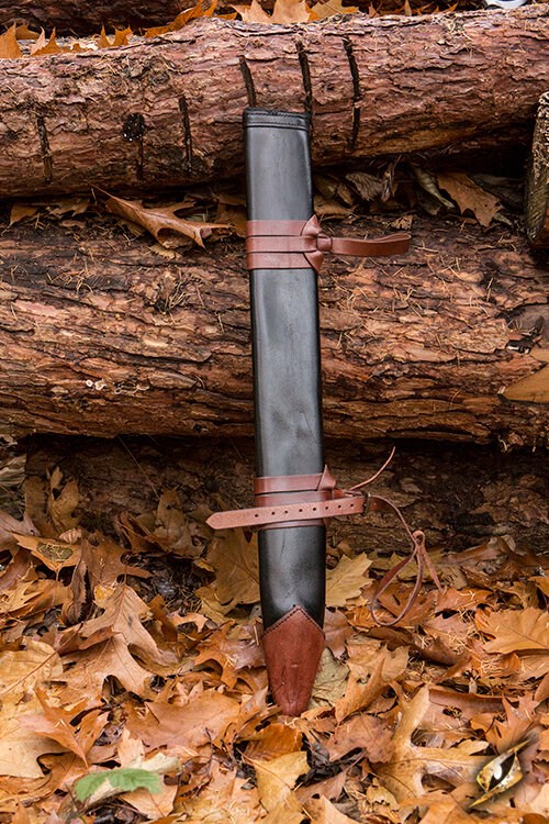 Schwertscheide Medium Rechtshänder schwarz