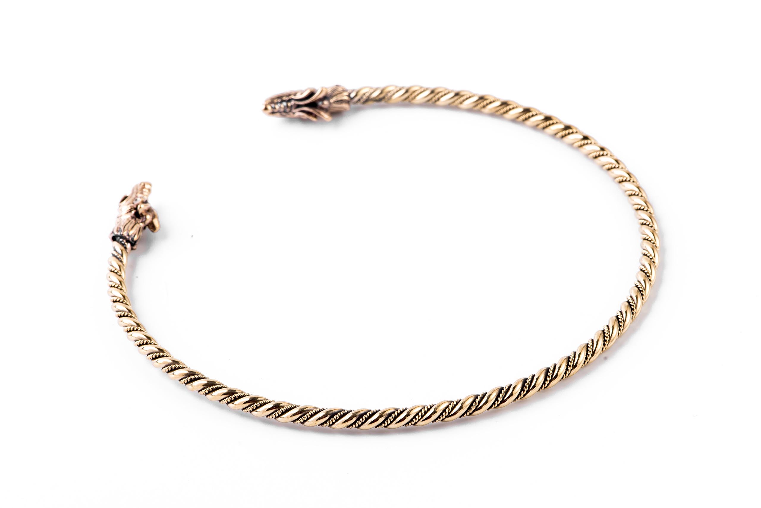 Wikinger Bronze-Halsreif für Männer