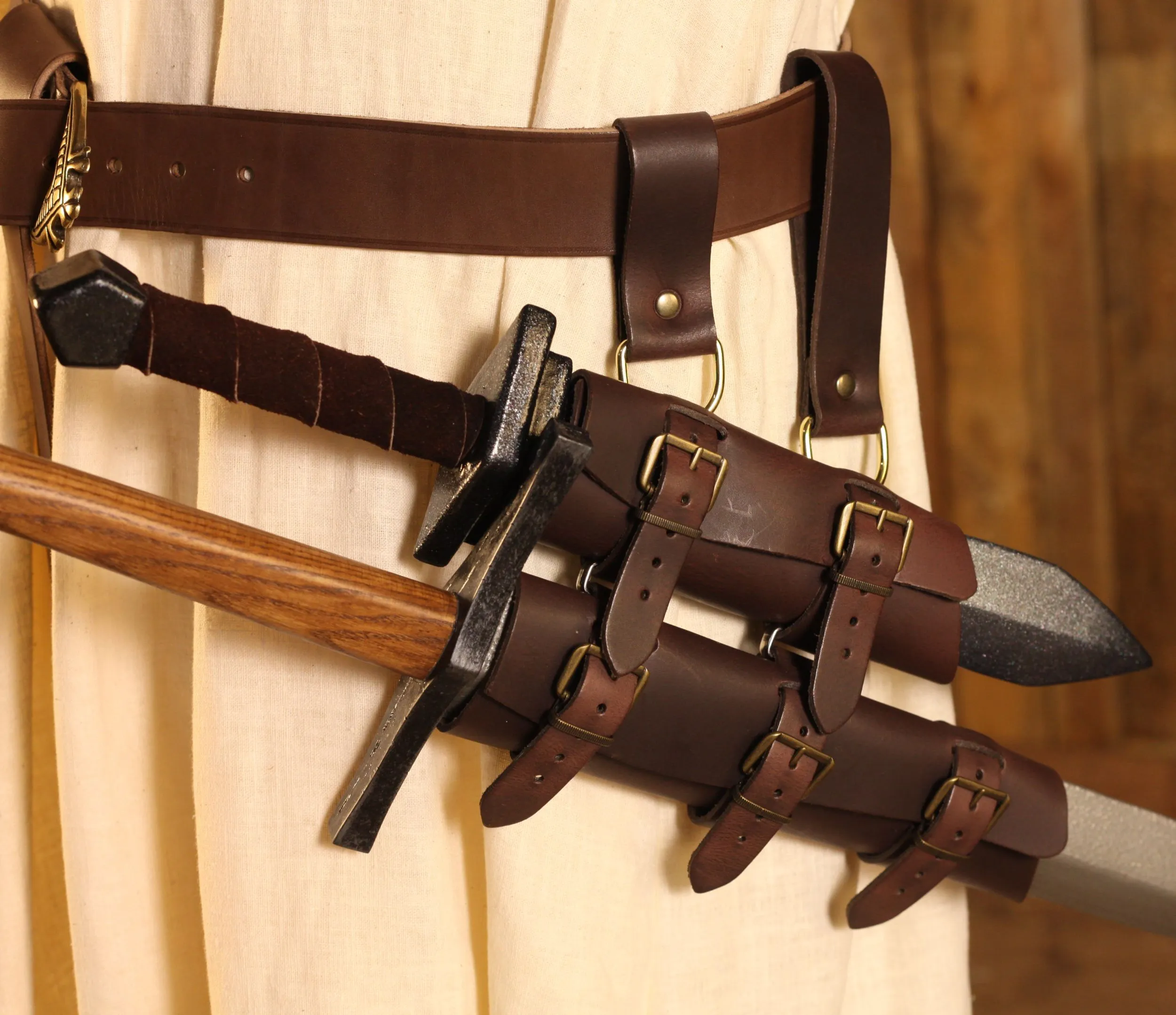 LARP Schwertgehänge doppelt
