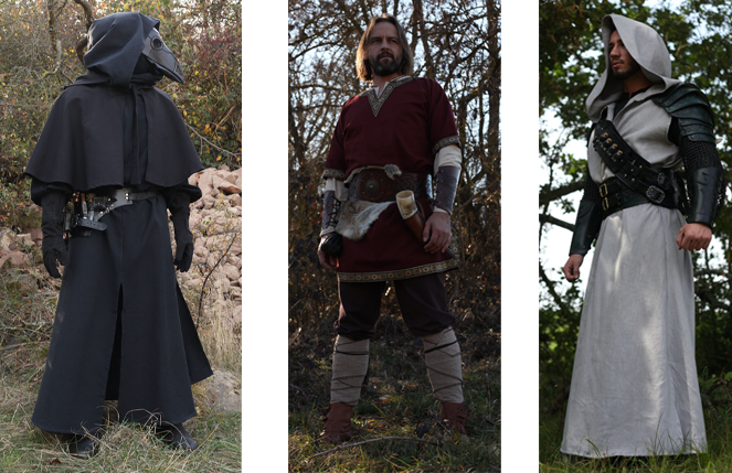 LARP homepage idea for men