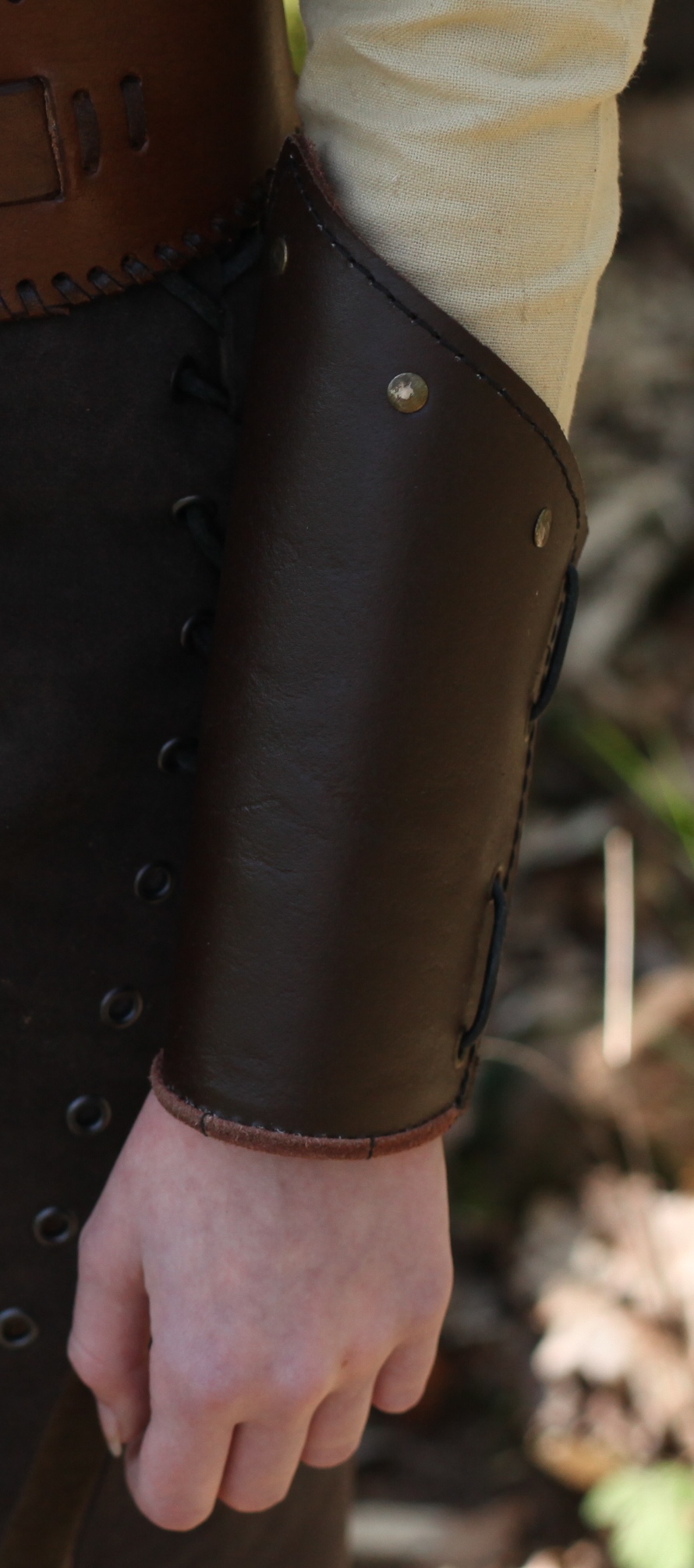 Ready For Battle Armschienen braun