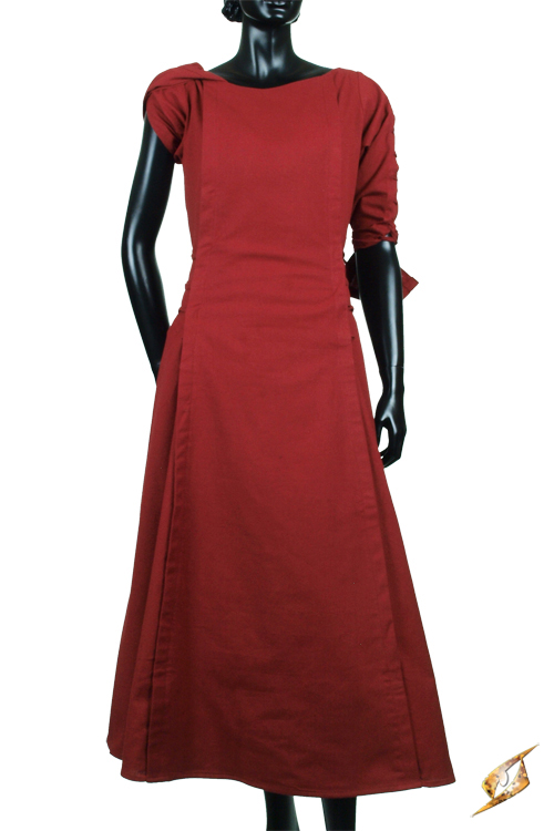 Kleid Priesterin, weinrot