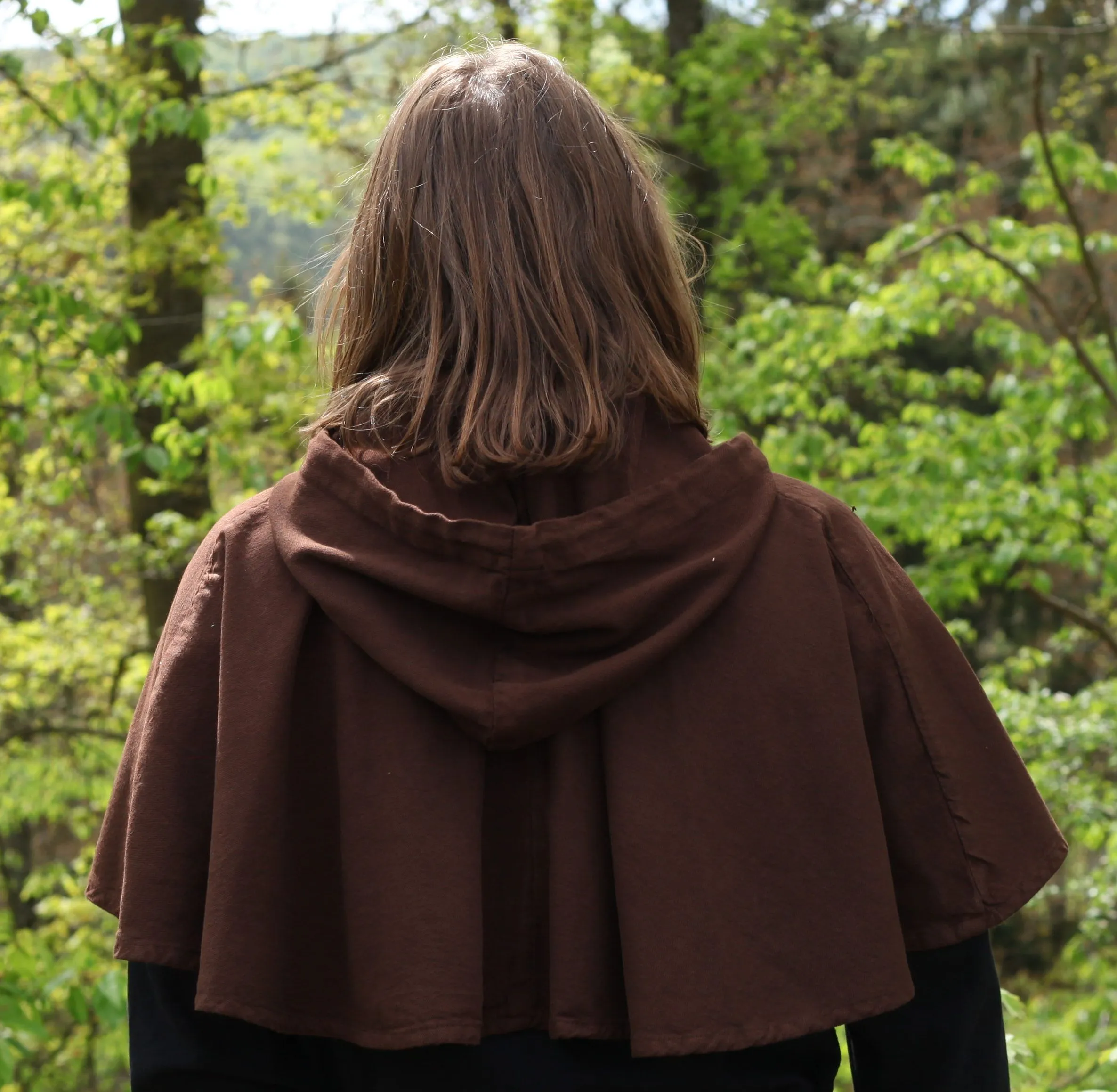 Gugel mit runder Kapuze