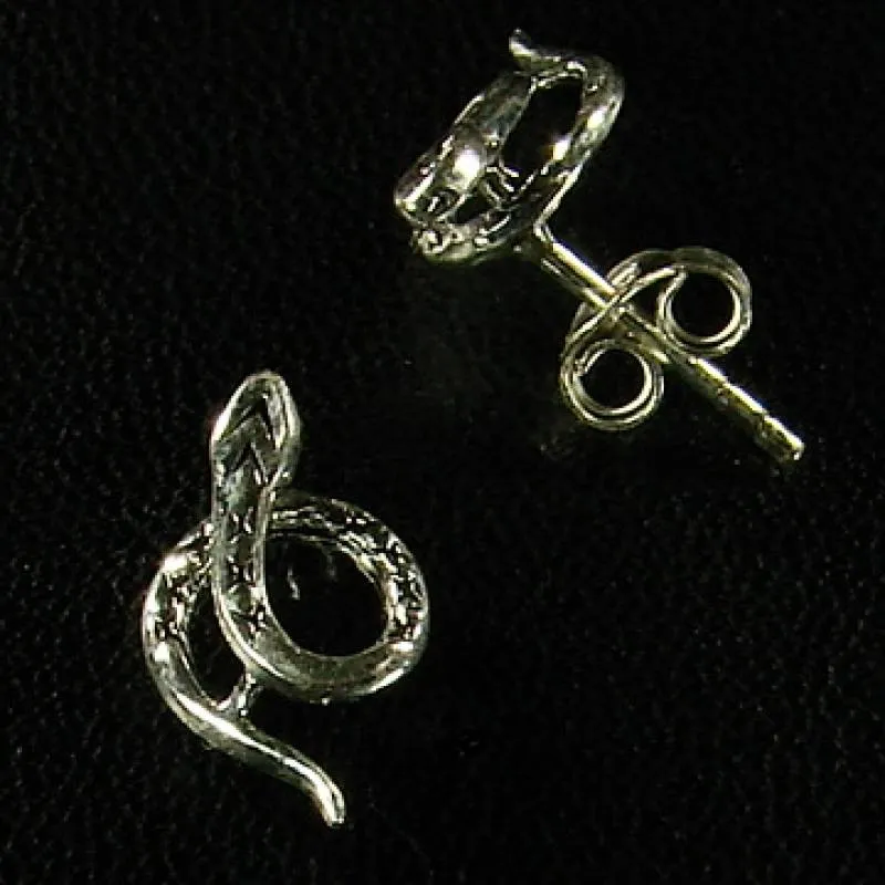 Silber Ohrstecker Schlangen