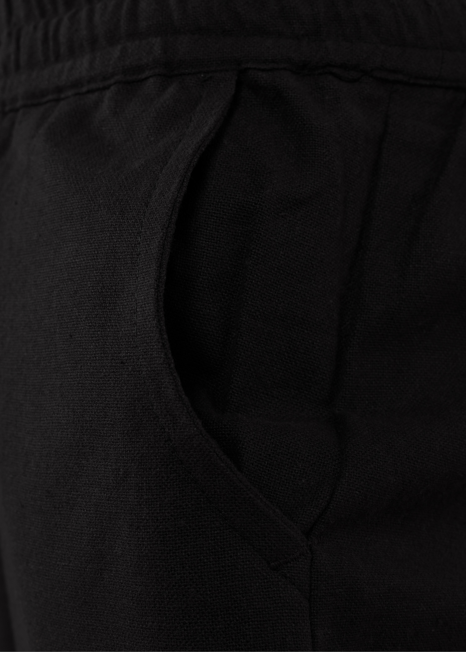 Weite Mittelalterliche Kinderhose Thore, schwarz