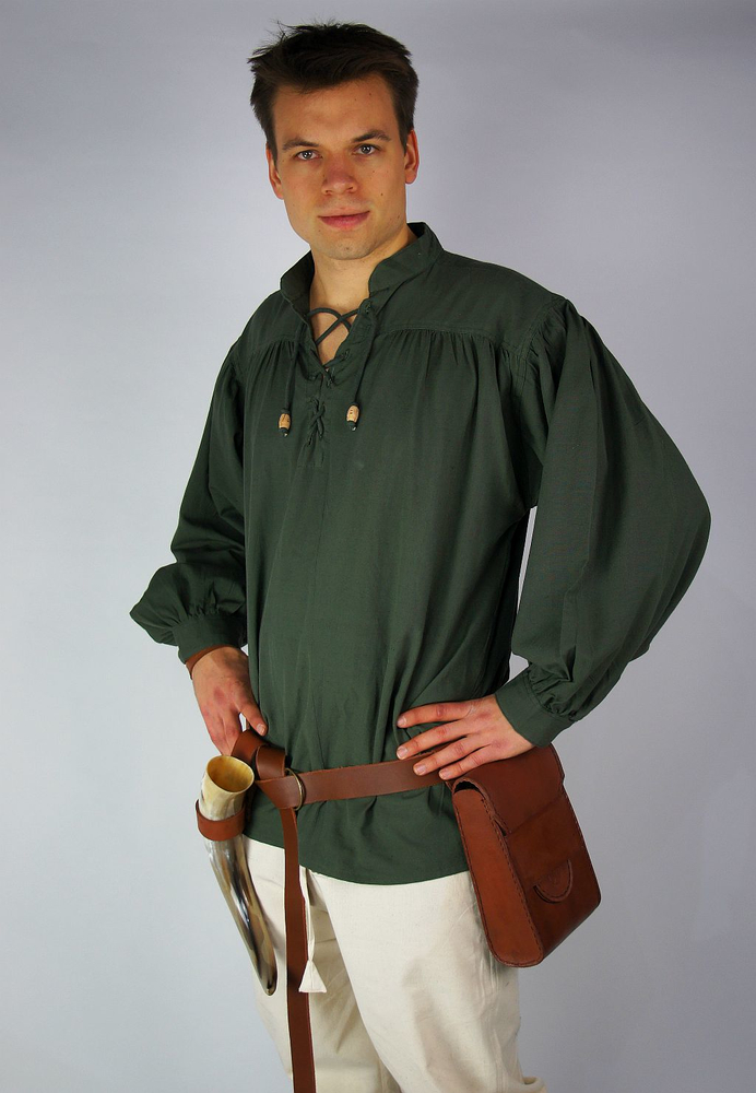 Mittelalterhemd mit Schnürung