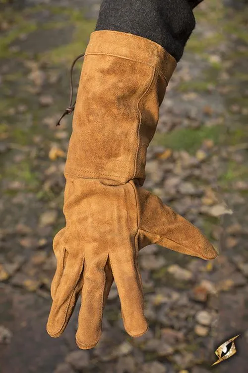 Lederhandschuhe braun