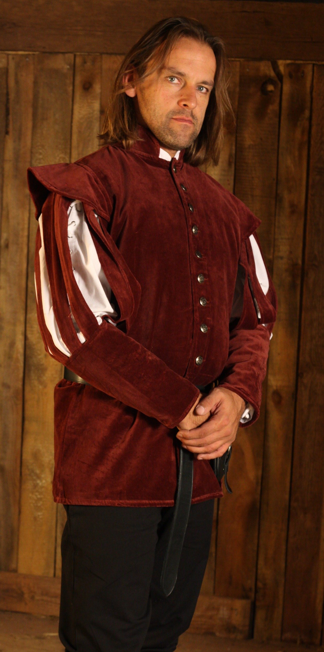 Wams aus Baumwollsamt