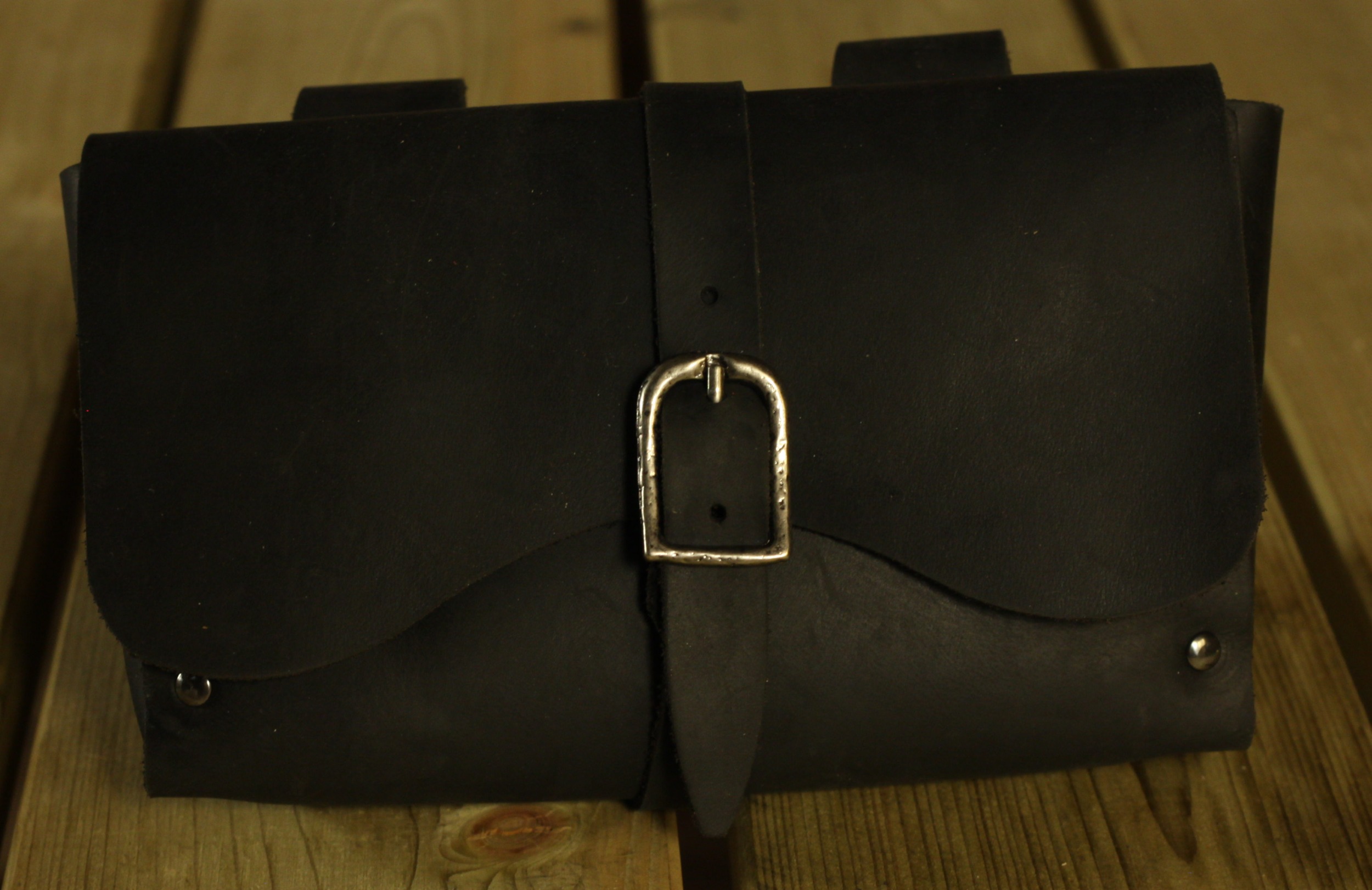 Große Gürteltasche aus Leder