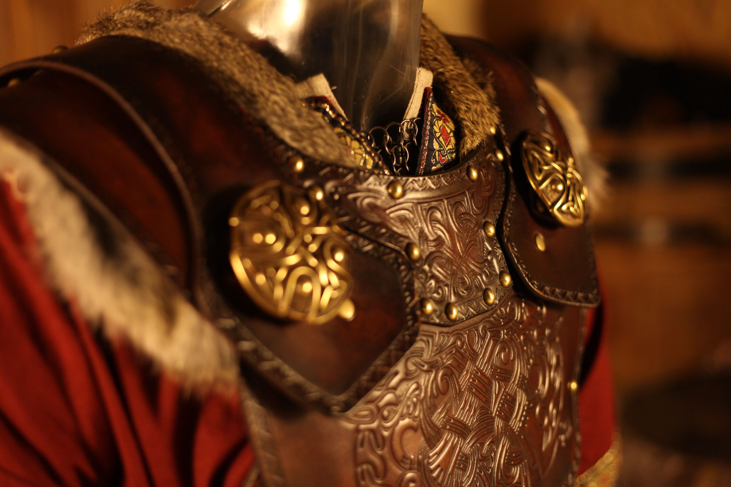 LARP Lederrüstung Tribesman Wolf