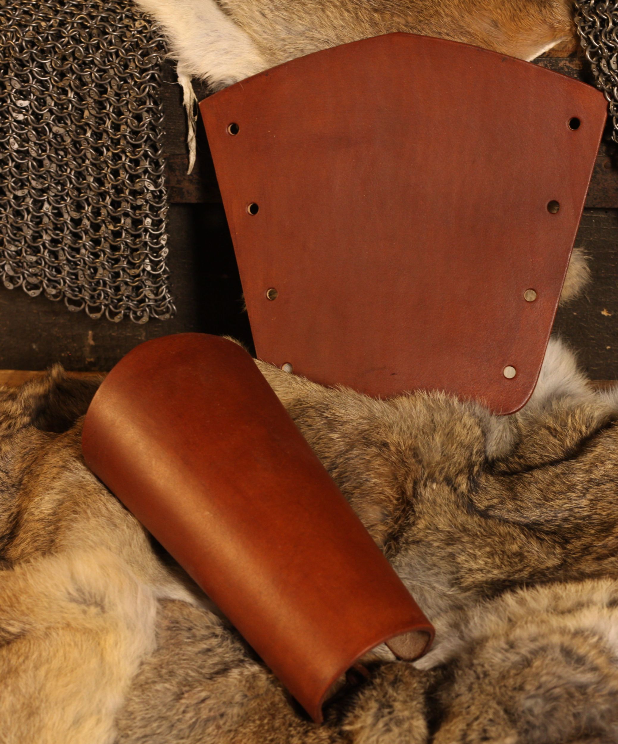 Einfache Leder-Armschienen