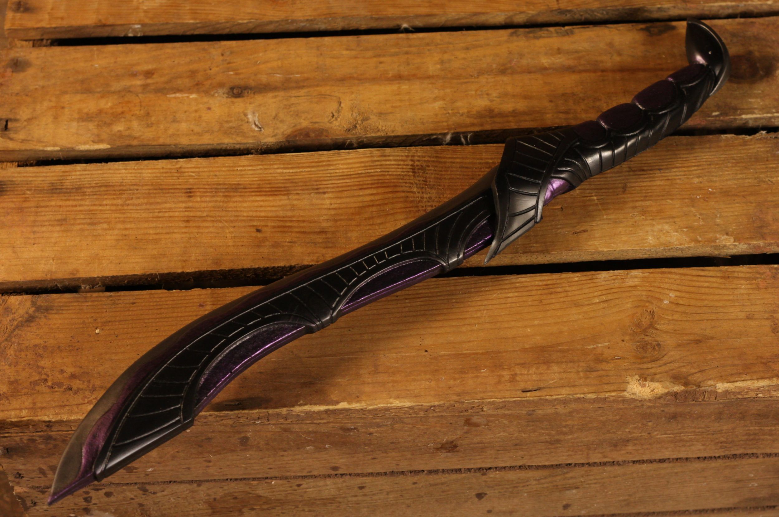 Elfen Dolch Duath - lila 47cm