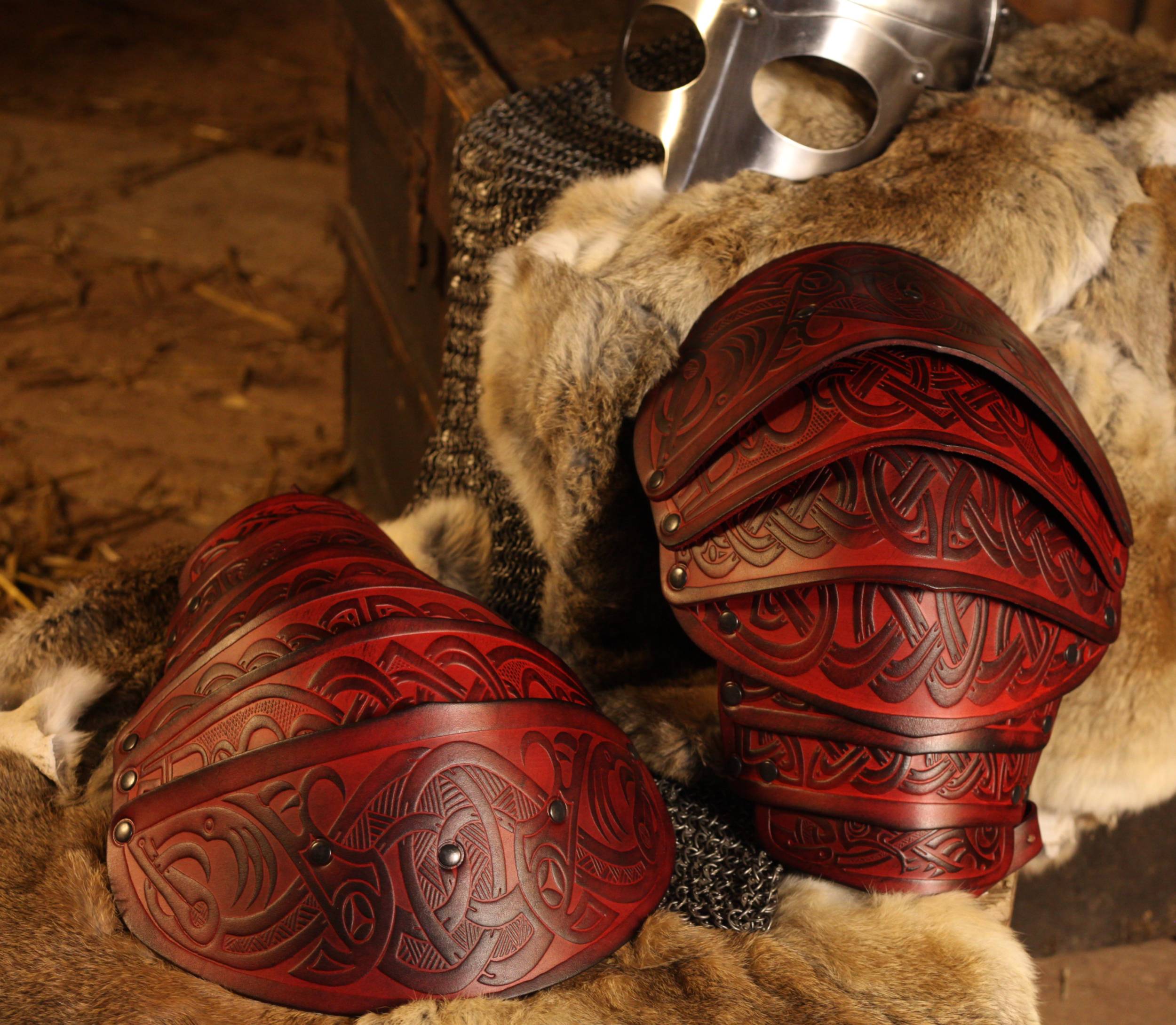 LARP Schulterrüstung Vendel