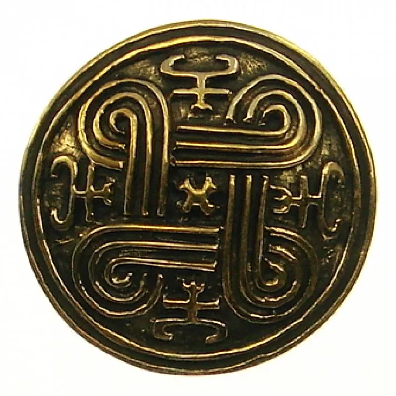 Bronzebrosche Schildknoten