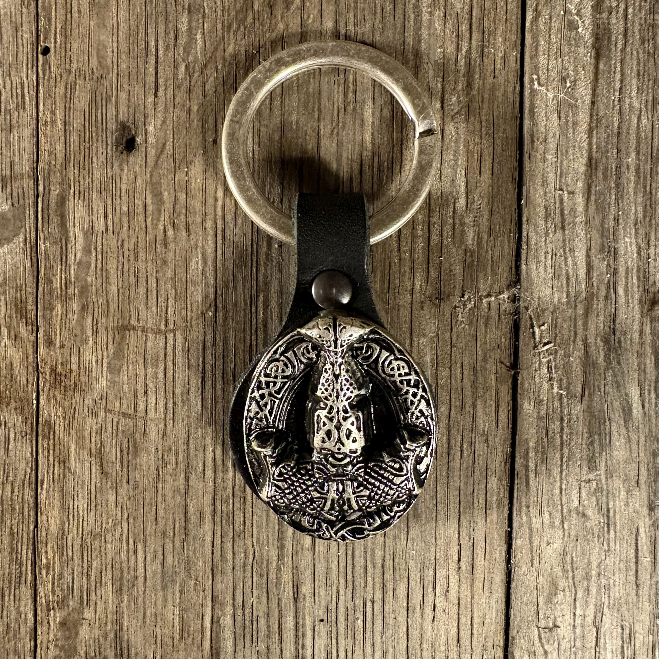 Schlüsselanhänger schwarz Thorshammer