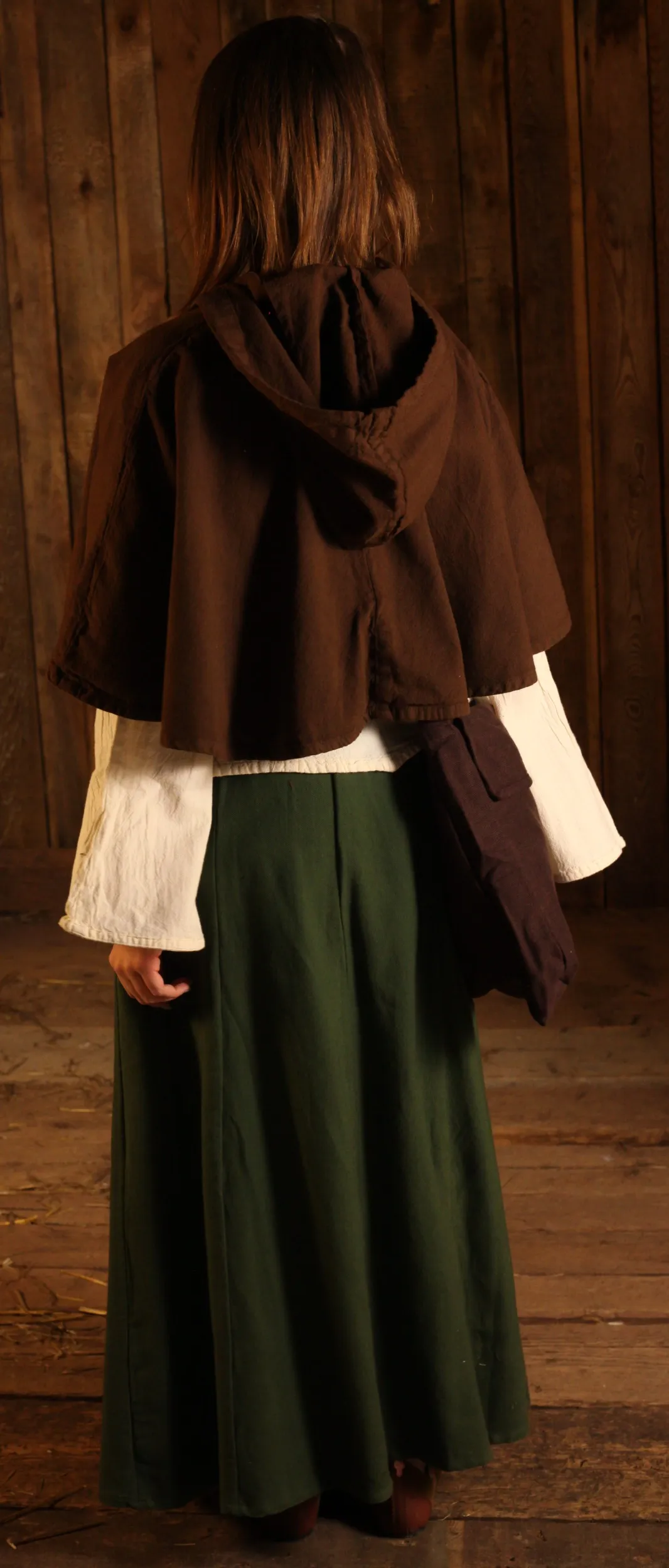 Gugel mit runder Kapuze