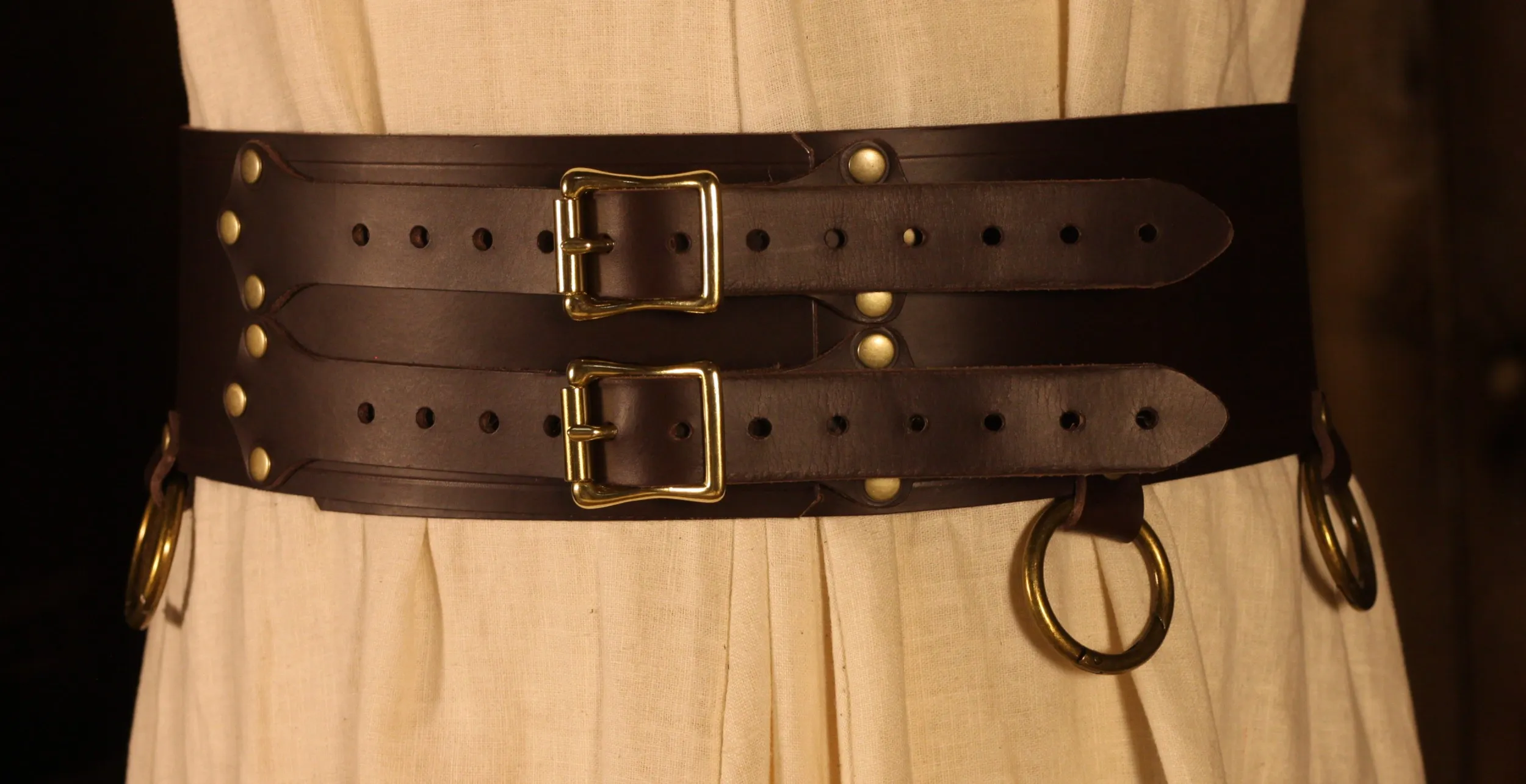 Bausatz für Breitgürtel 10cm mit Ringen