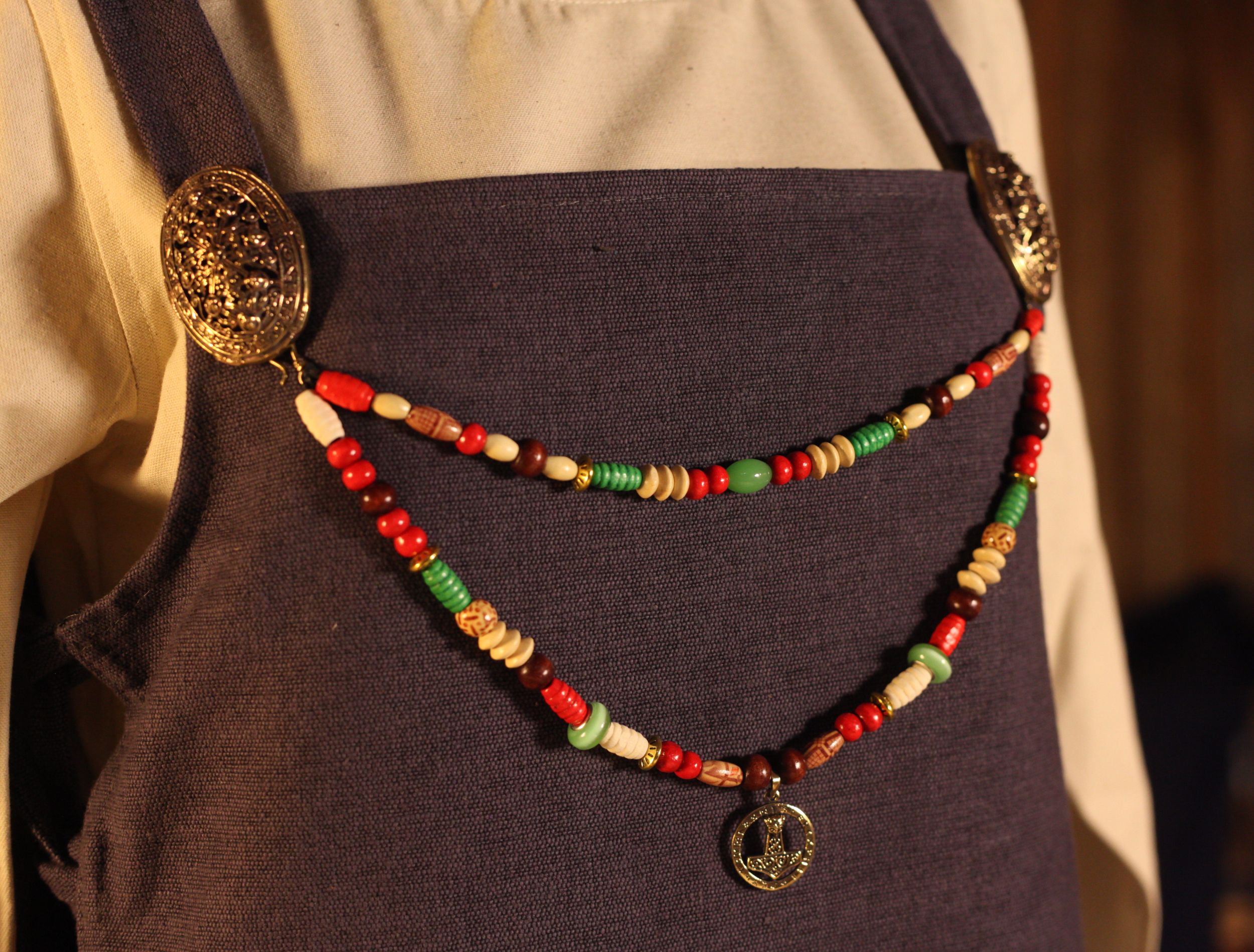 Fibelkette mit Thorshammer, Wikinger