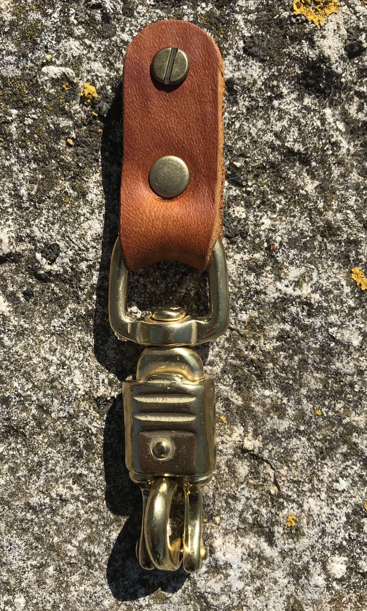 Zusatzschlaufe mit Panikhaken für den Gassigürtel