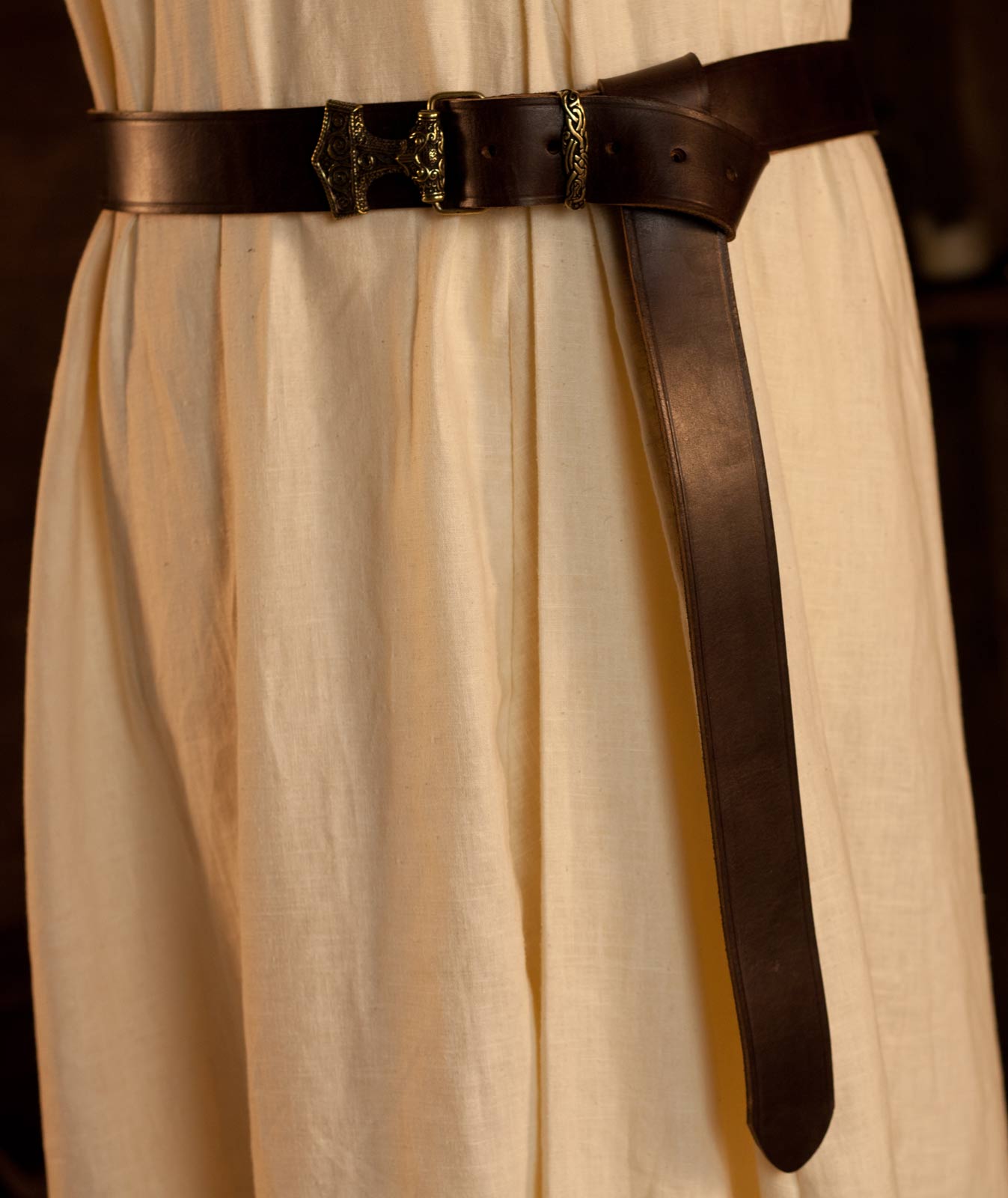 Langgürtel Thors Hammer 4cm