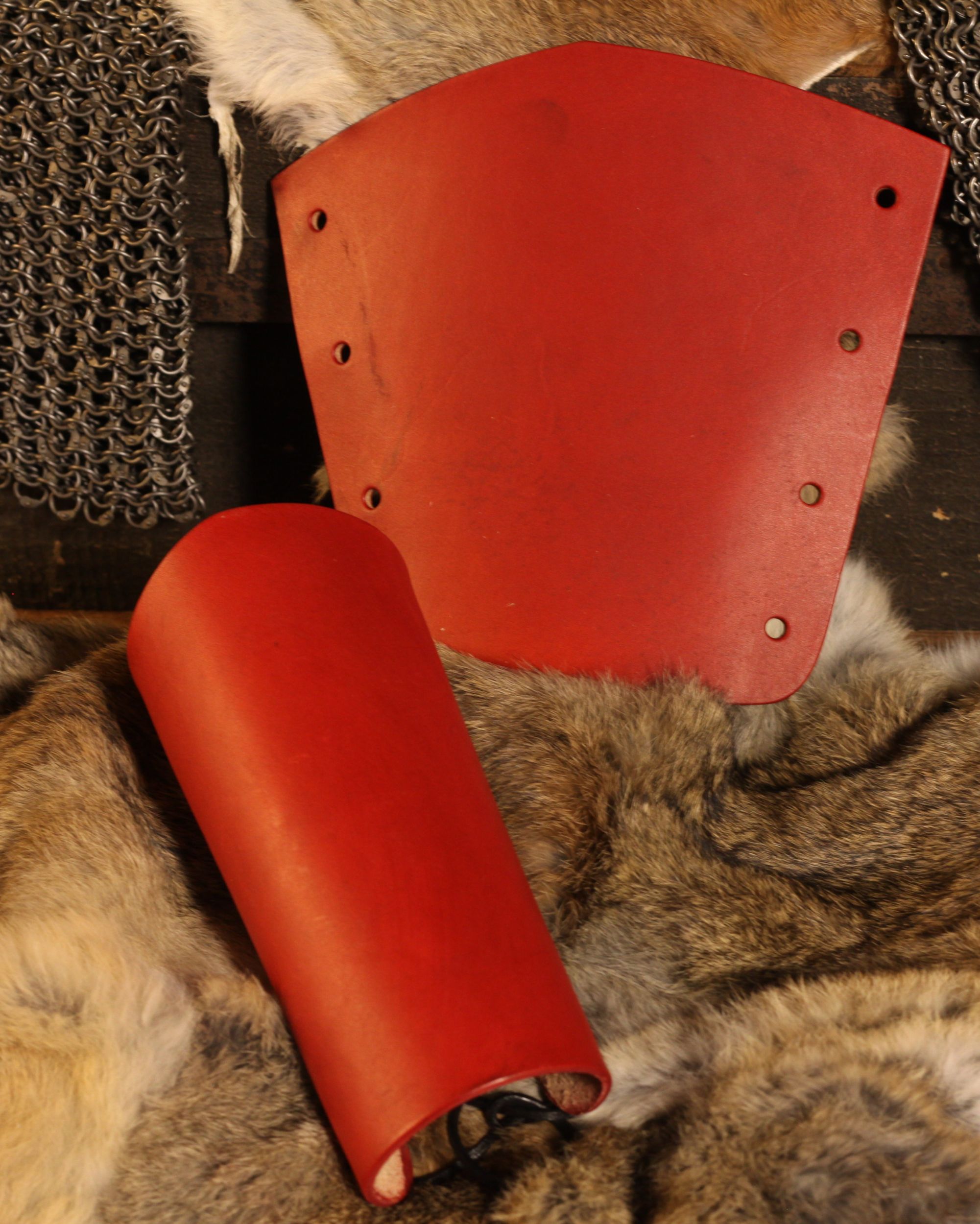 Einfache Leder-Armschienen