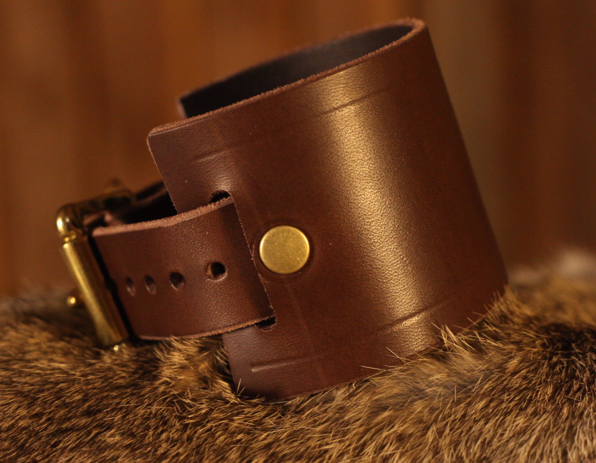 Lederarmband 6cm, einfach