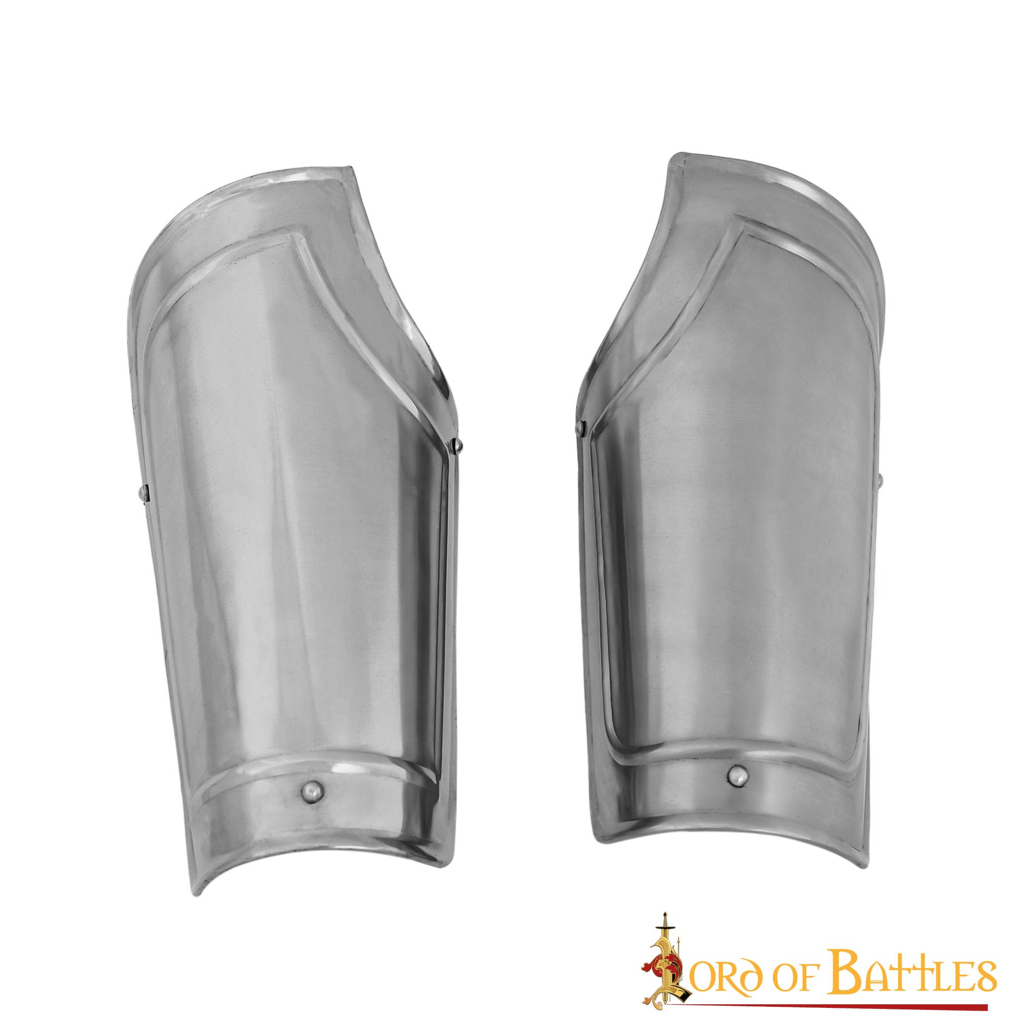 Mittelalterliche  Armschienen, poliert 1,3mm