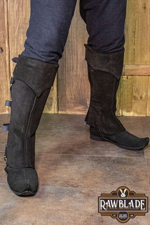 Gamaschen aus Veloursleder