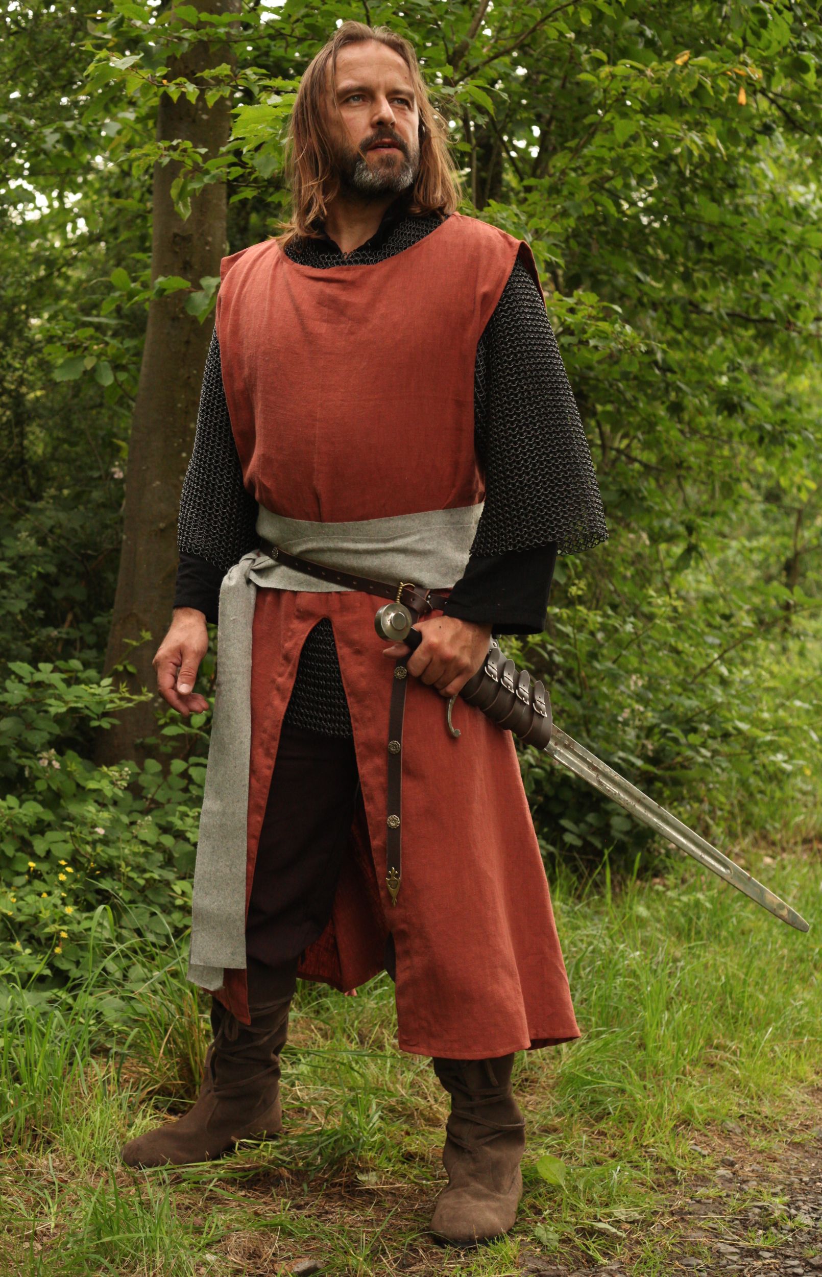 Ritterlicher Waffenrock aus Leinen, viele Farben