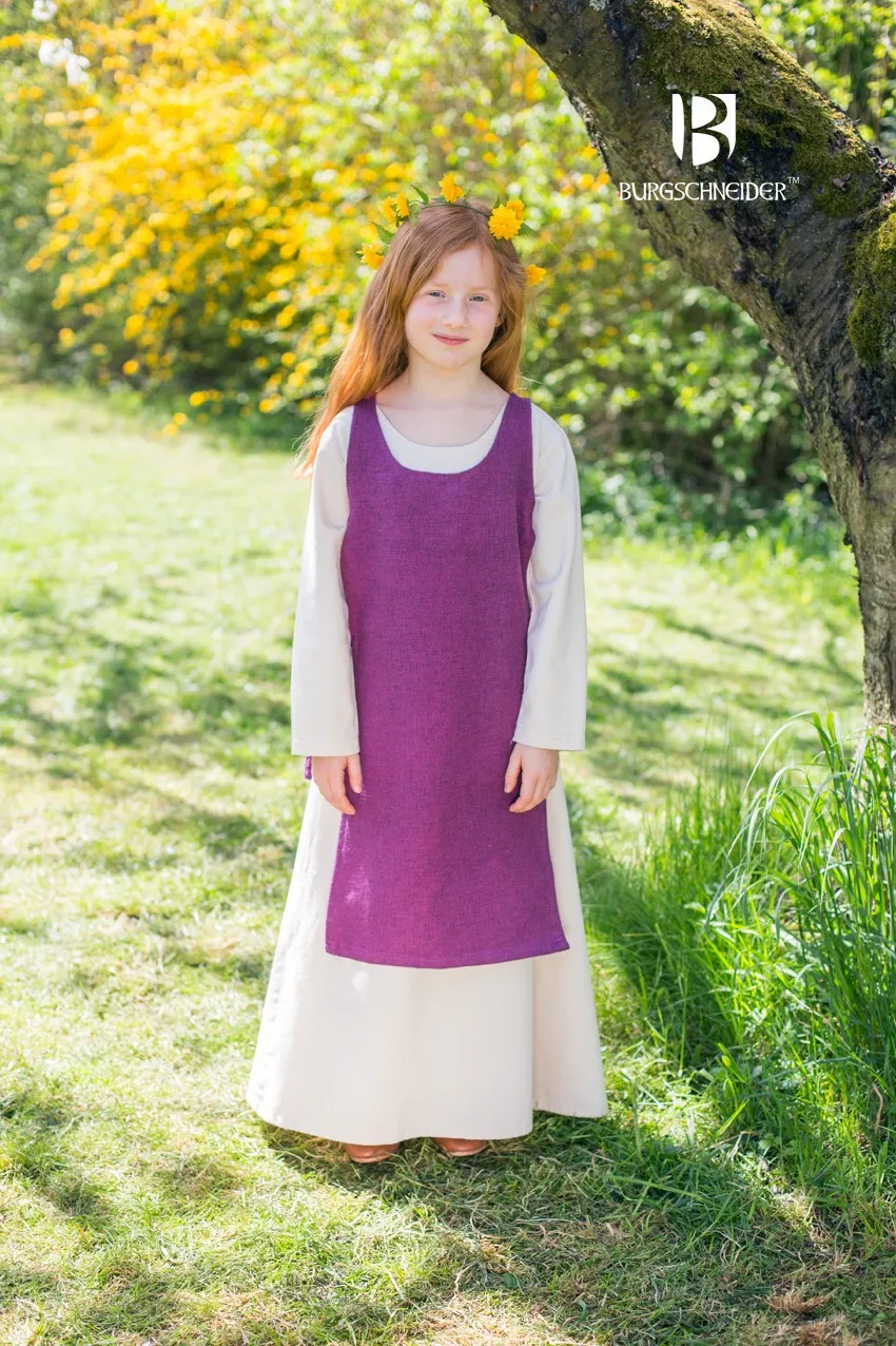 Kinderüberkleid Ylva Flieder