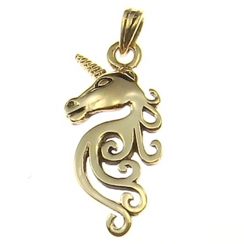 Bronzeanhänger Einhorn