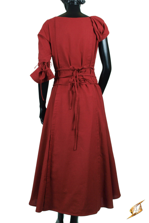 Kleid Priesterin, weinrot