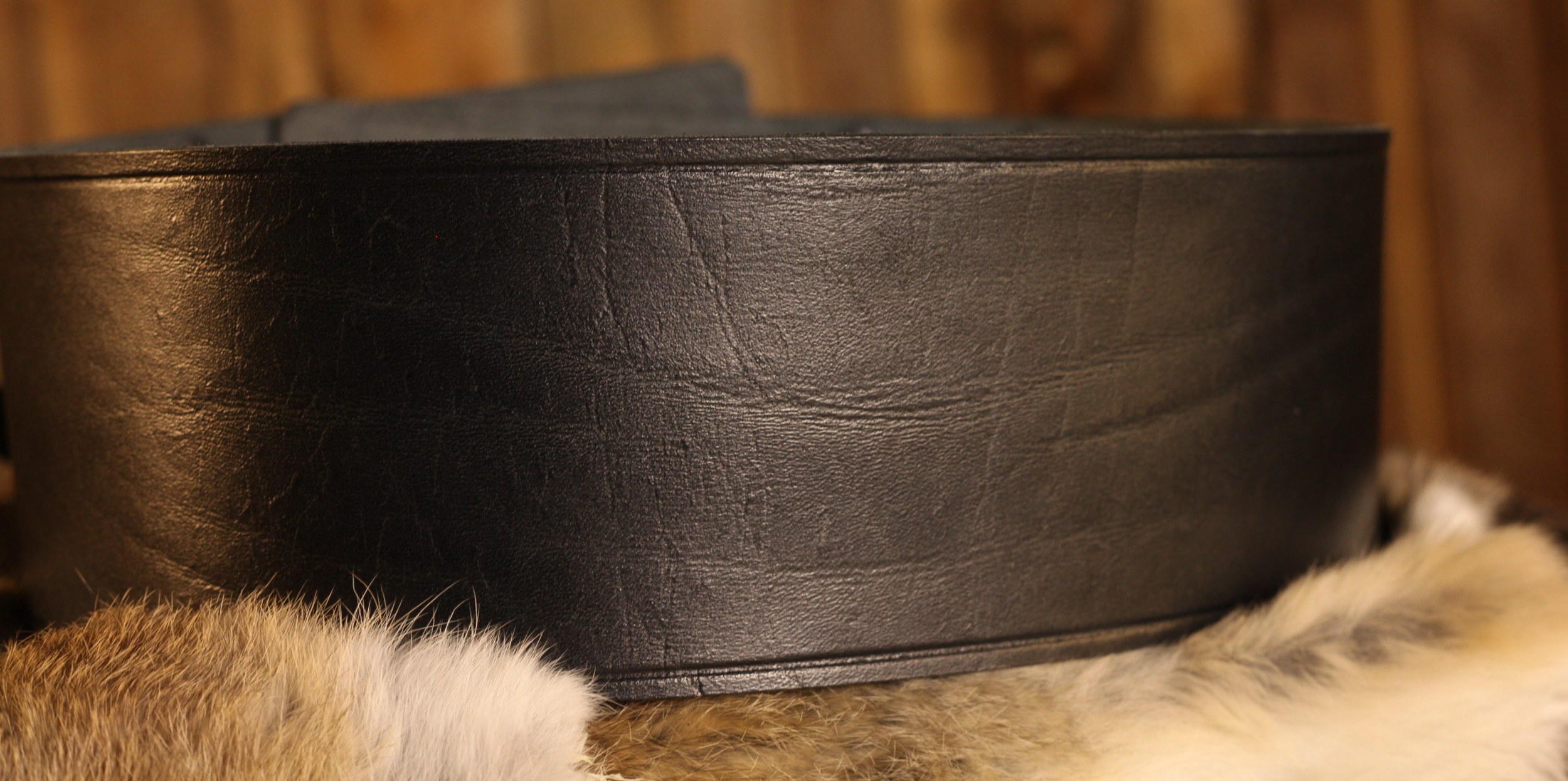 Breitgürtel aus Leder, 10cm