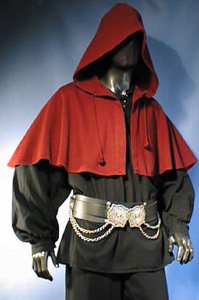 Gugel mit runder Kapuze