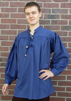 Mittelalterhemd mit Schnürung