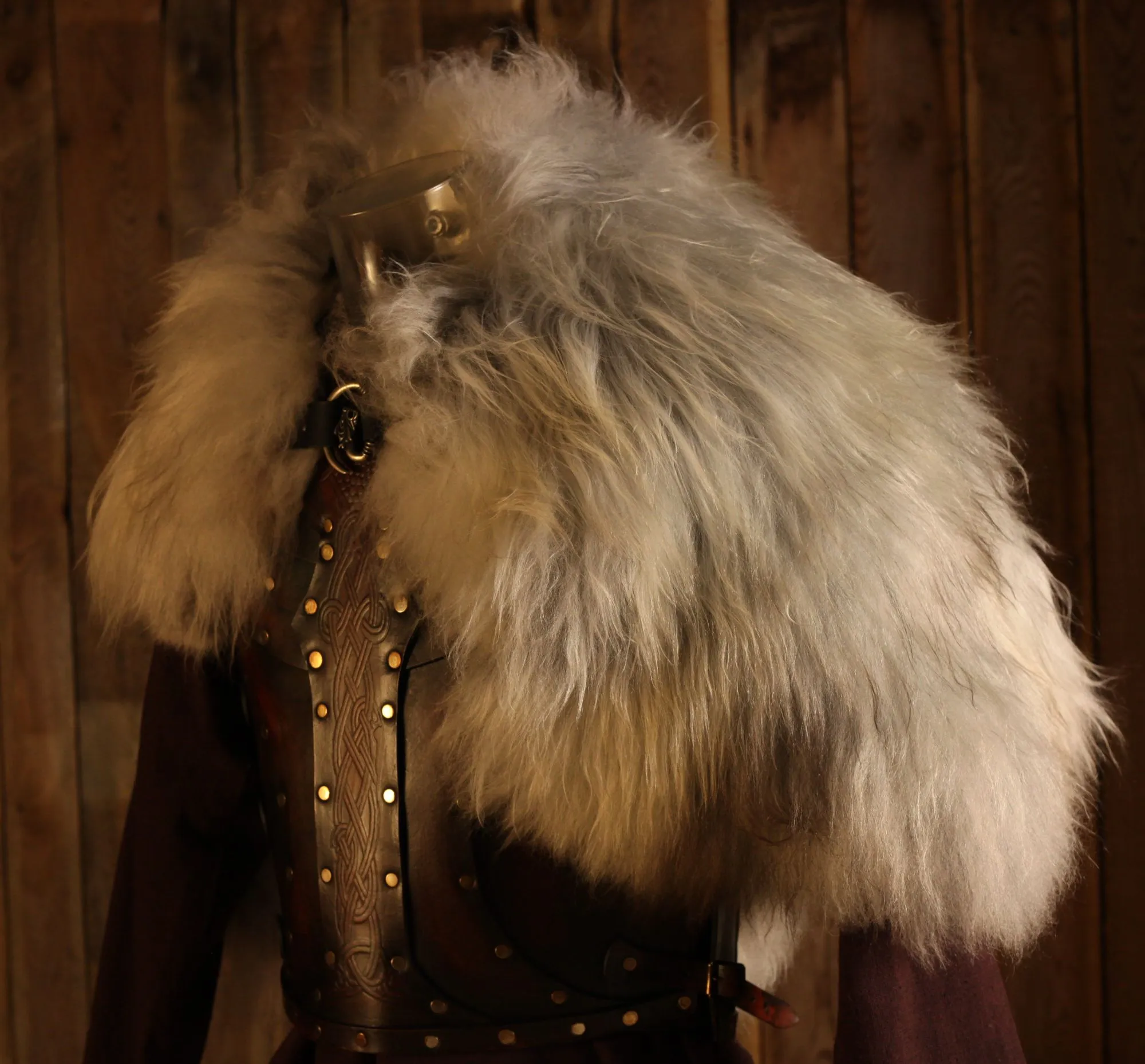LARP Fellüberwurf grau