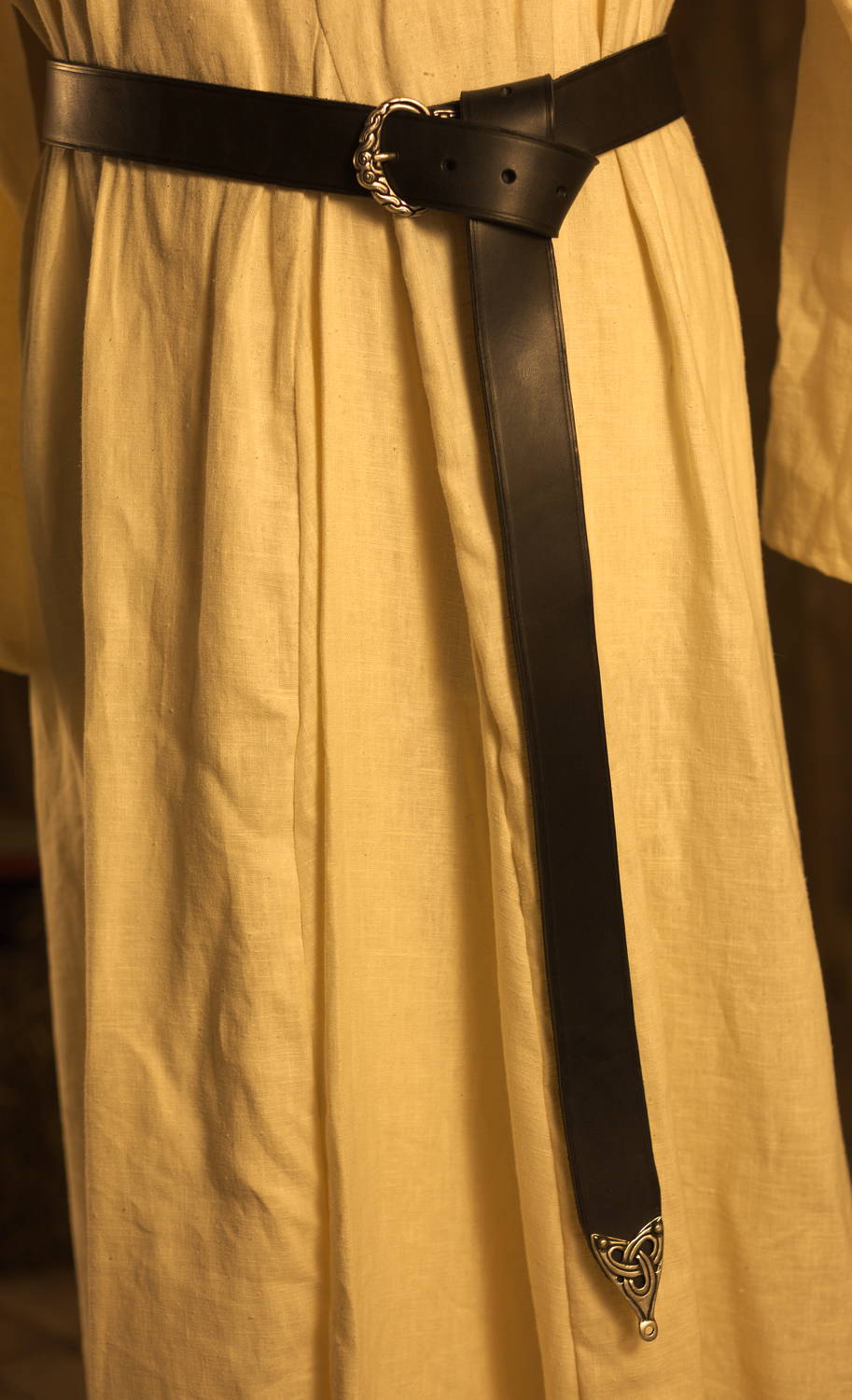 Mittelalter Langgürtel mit Ende 4cm