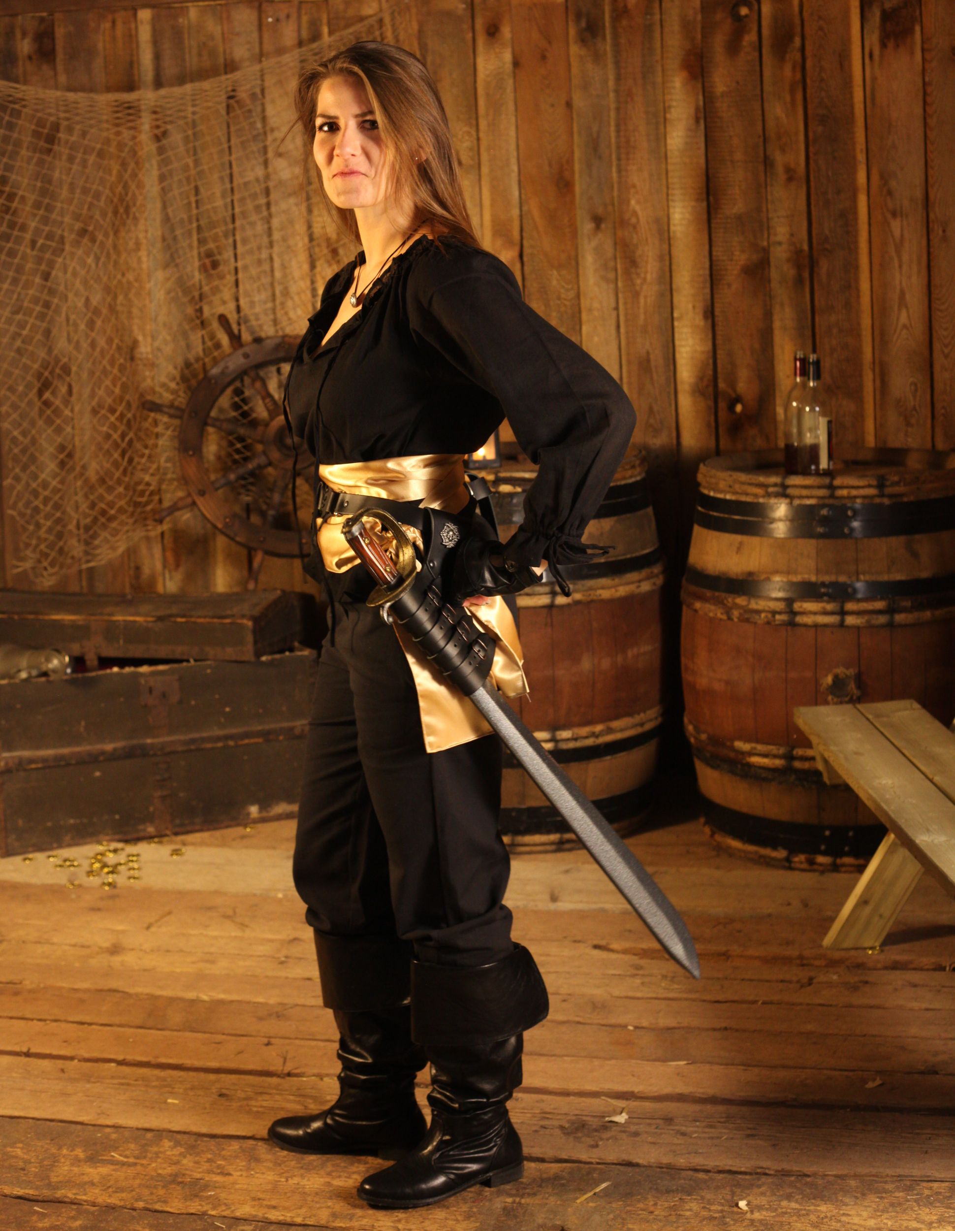 Mittelalterbluse, Piratenbluse