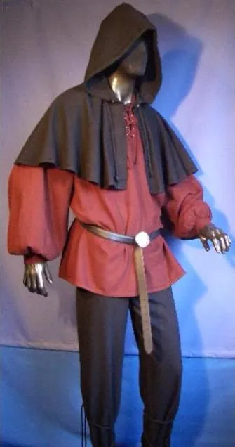 Gugel mit runder Kapuze