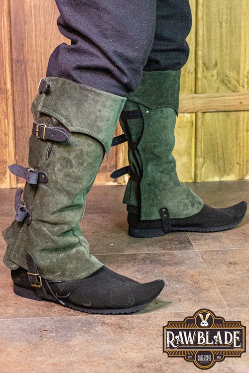 Gamaschen aus Veloursleder