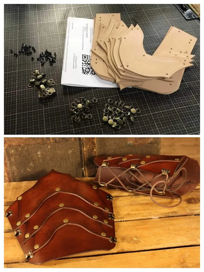 LARP Armschienen Draco DIY Bausatz