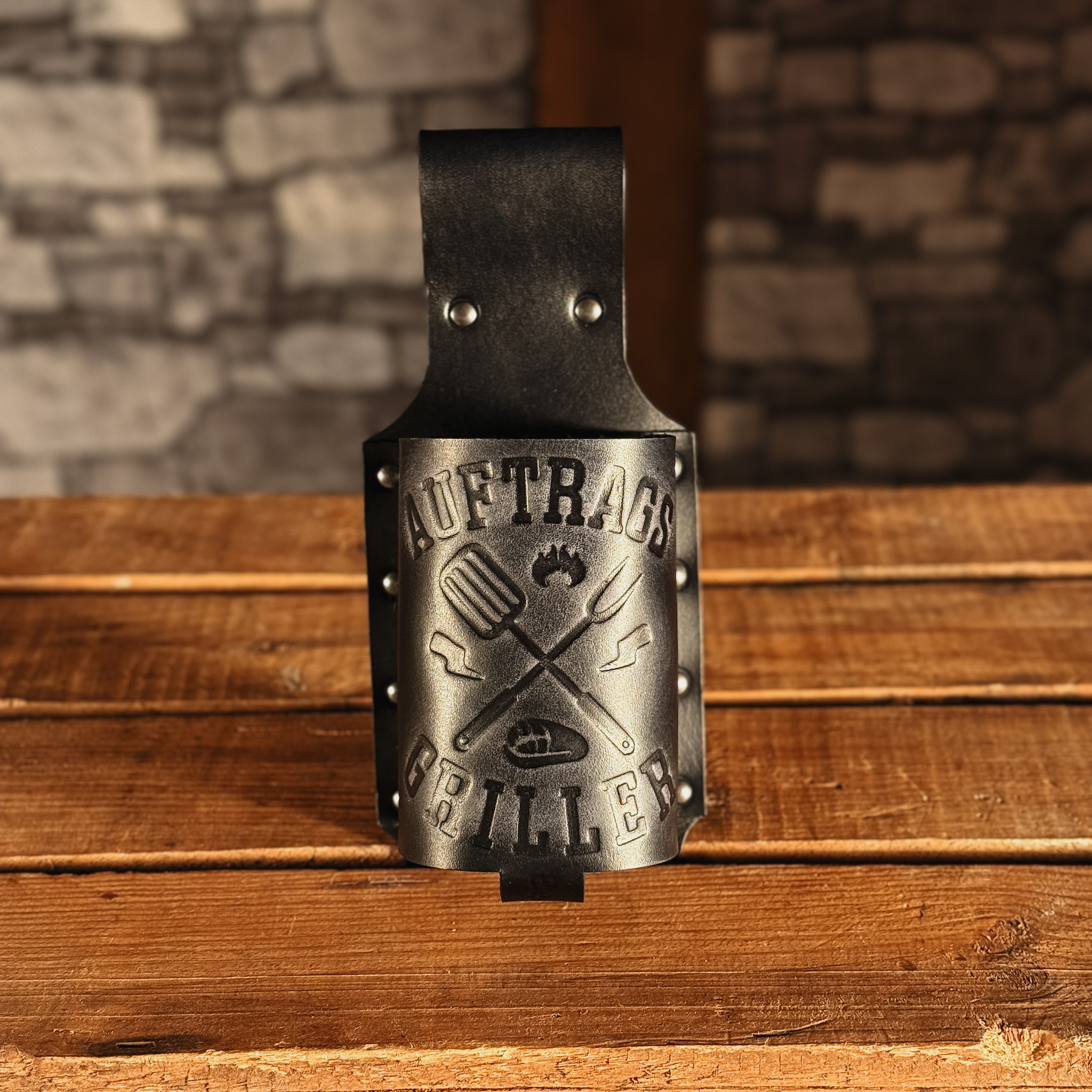 BecherBoss Getränkehalter Auftragsgriller schwarz